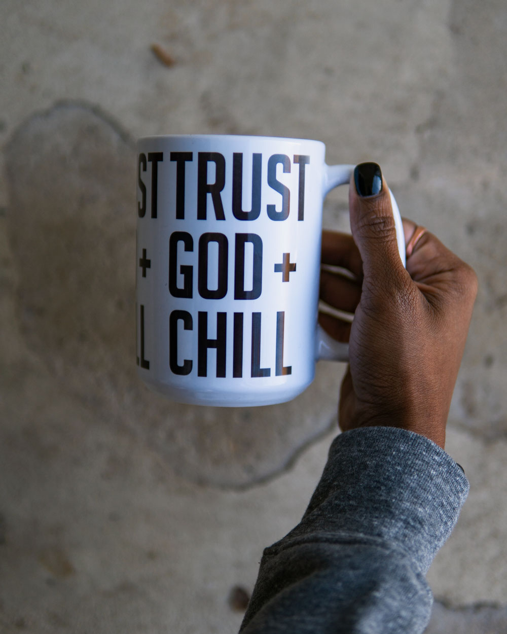 Mug: God is good –