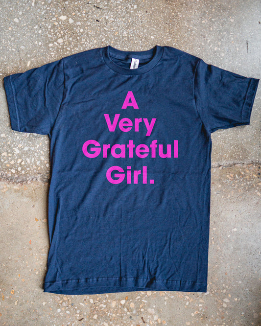 A Very Grateful Girl Adult Box T-Shirt