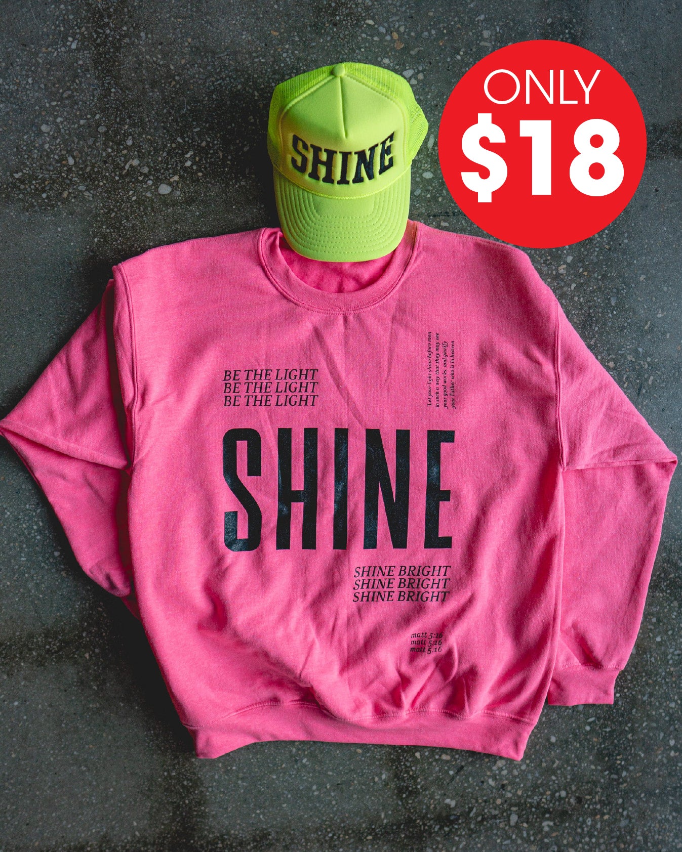 SHINE Adult Drop Shoulder Sweatshirt