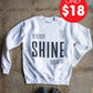 SHINE Adult Drop Shoulder Sweatshirt