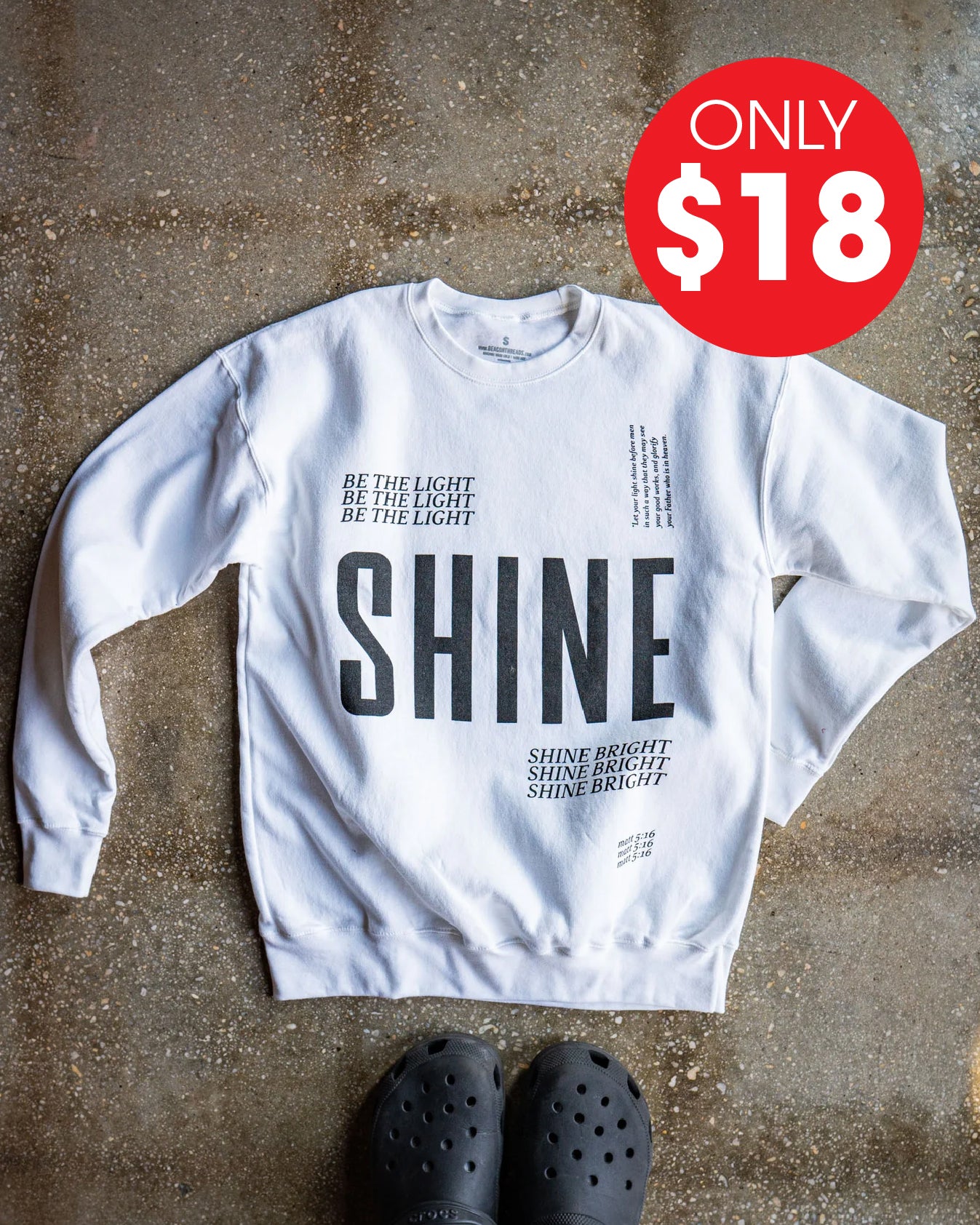 SHINE Adult Drop Shoulder Sweatshirt