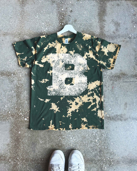 "B" LOGO (Bleach Washed) Adult Box T-Shirt