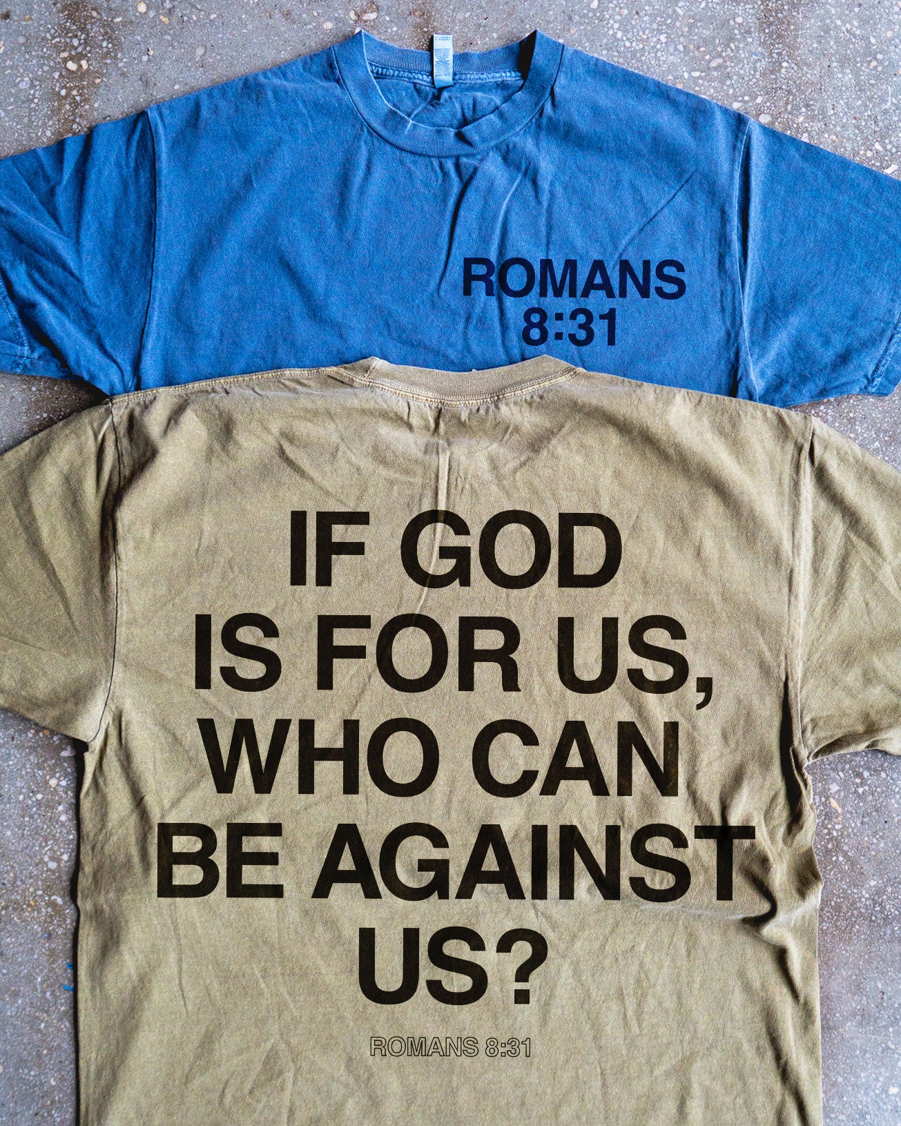 Who Can Be Against Us? Adult Box T-Shirt