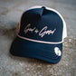 God Is Good Premium Trucker Hat