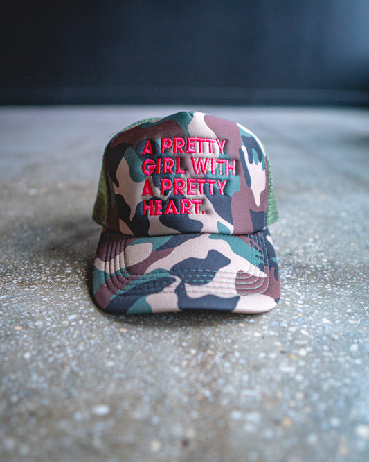 Pretty Girl Pretty Heart Trucker Hat