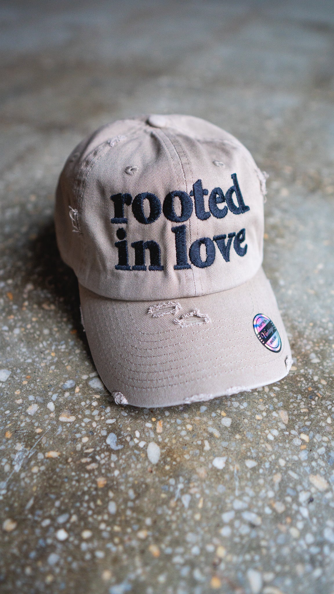 Rooted In Love Hat (Distressed)