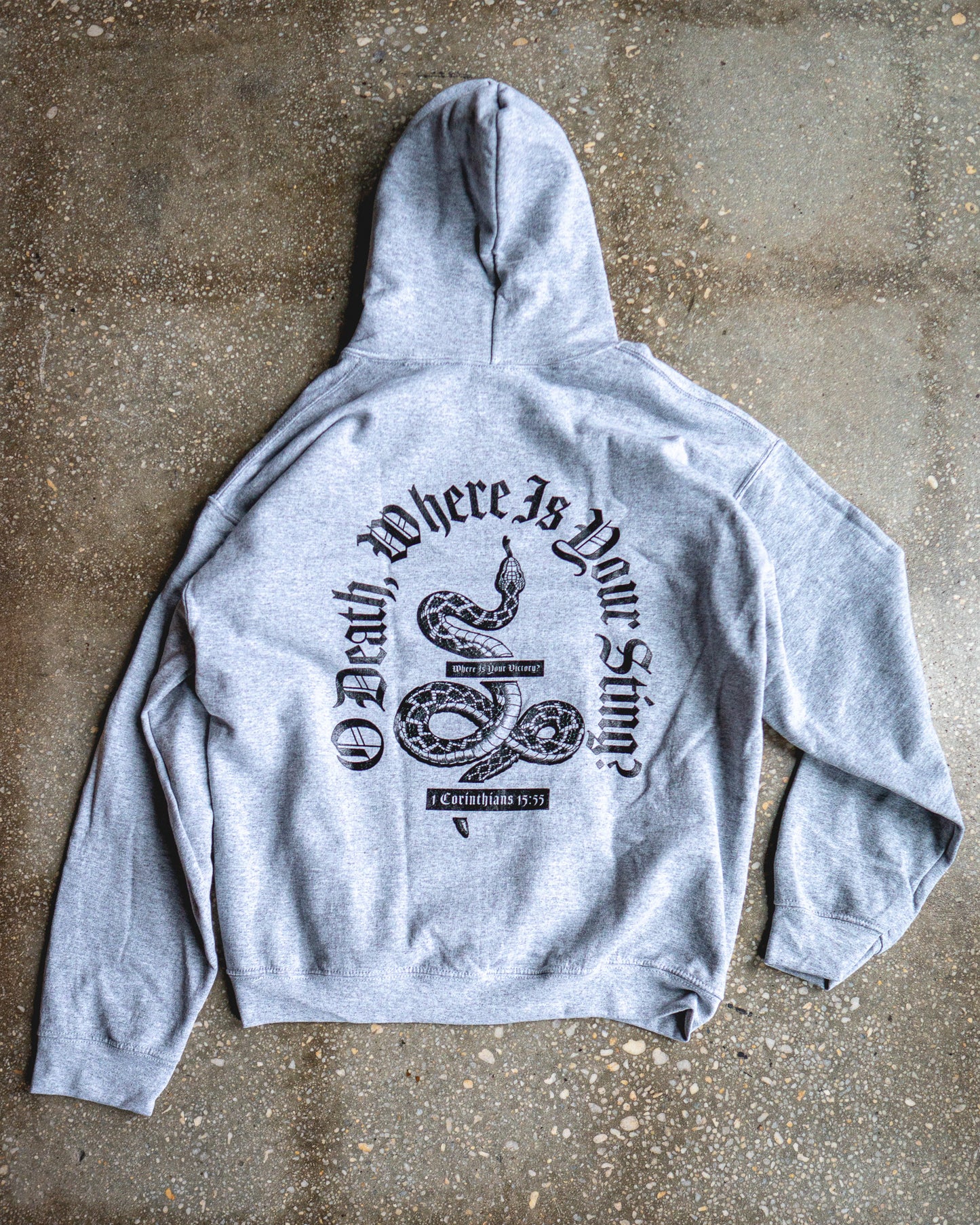 O Death, Where Is Your Sting? Adult Hoodie