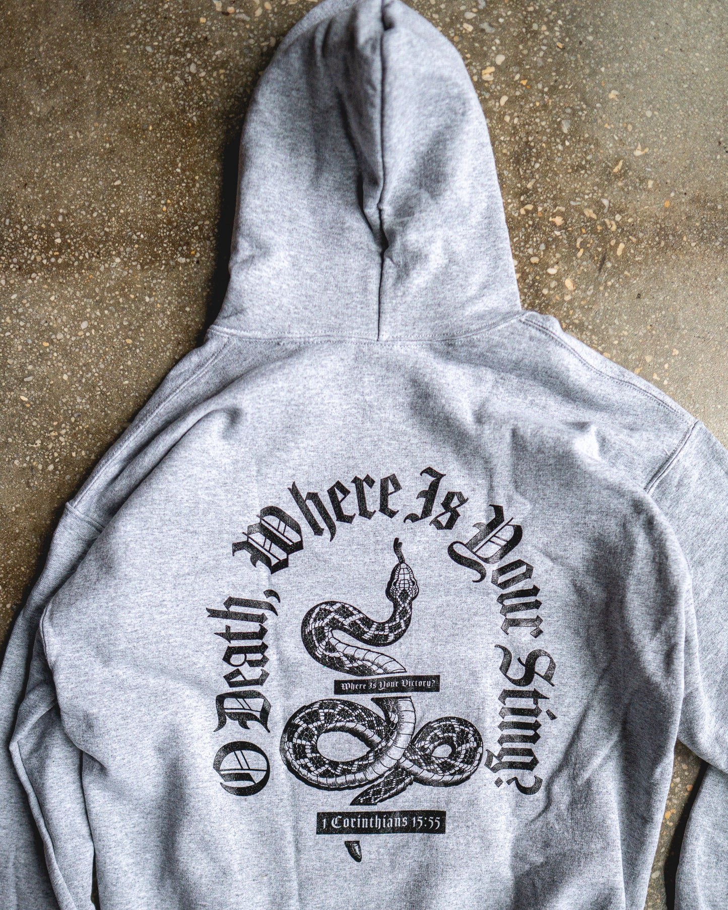 O Death, Where Is Your Sting? Adult Hoodie