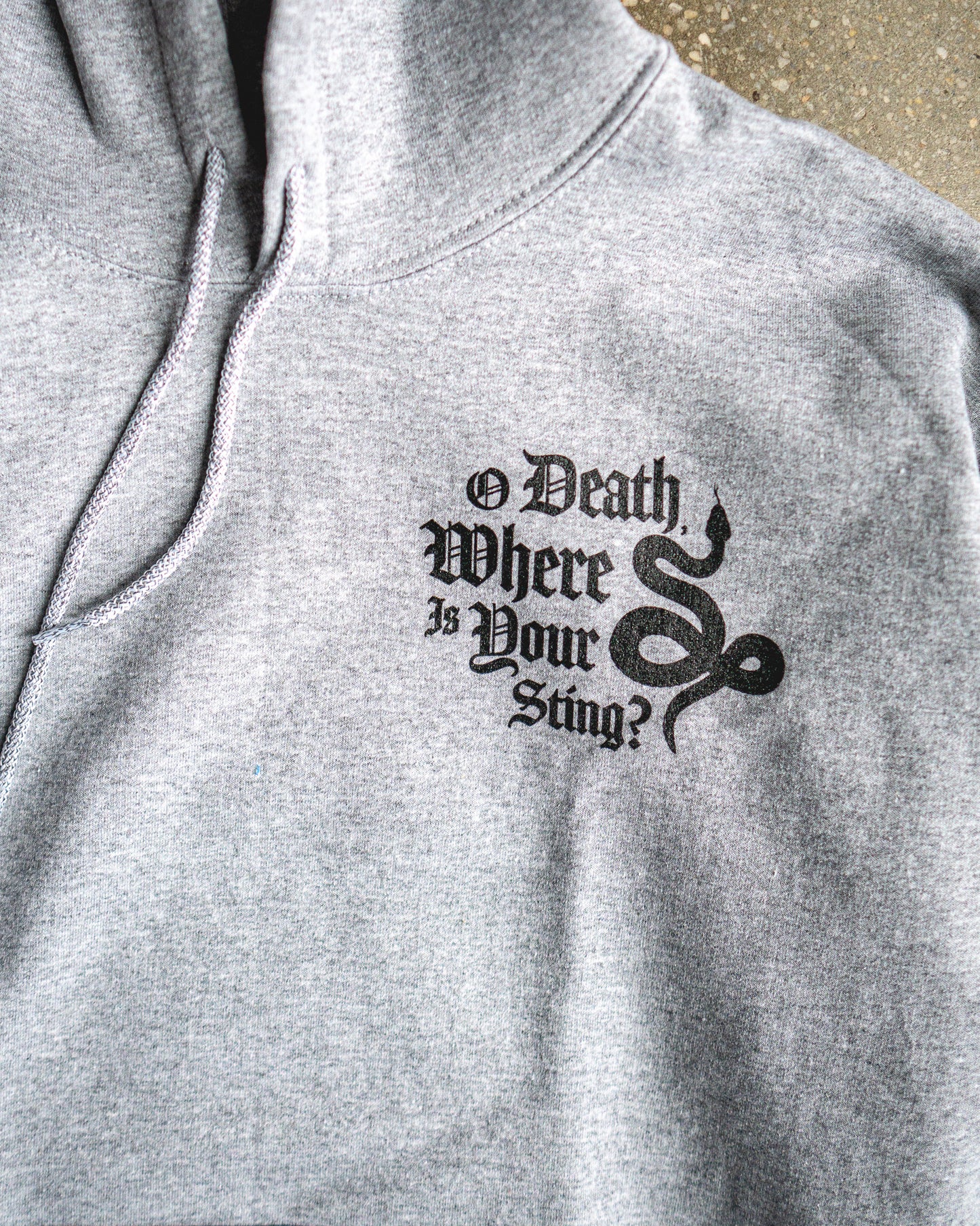 O Death, Where Is Your Sting? Adult Hoodie