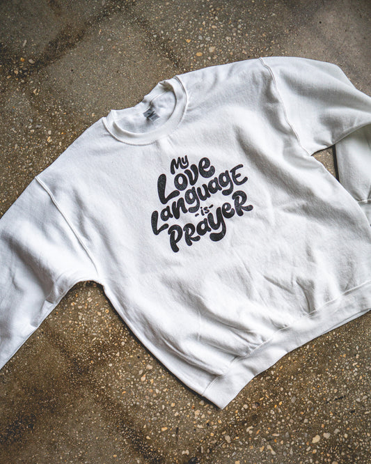 My Love Language Adult Sweatshirt