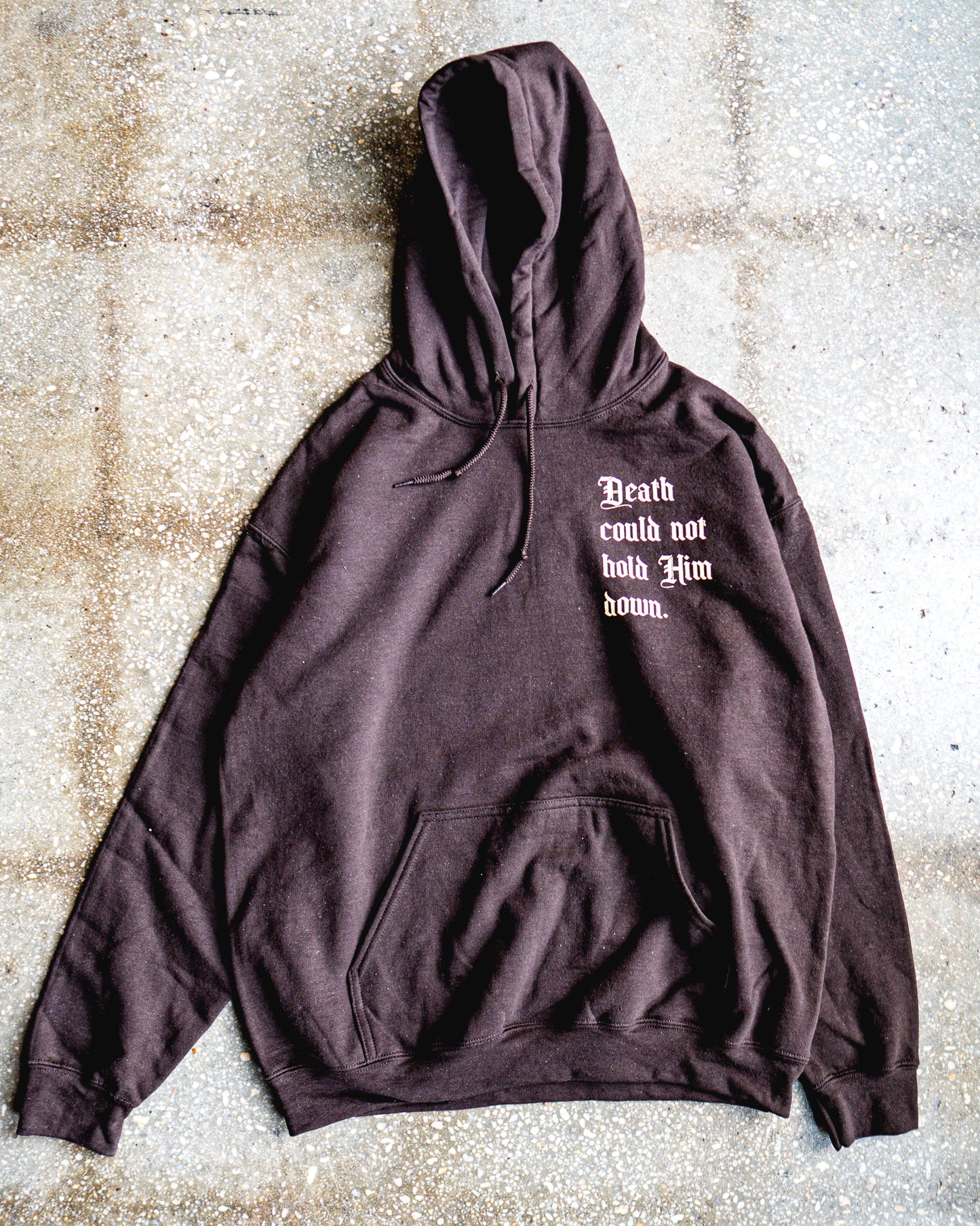 Death Could Not Hold Him Adult Box Hoodie