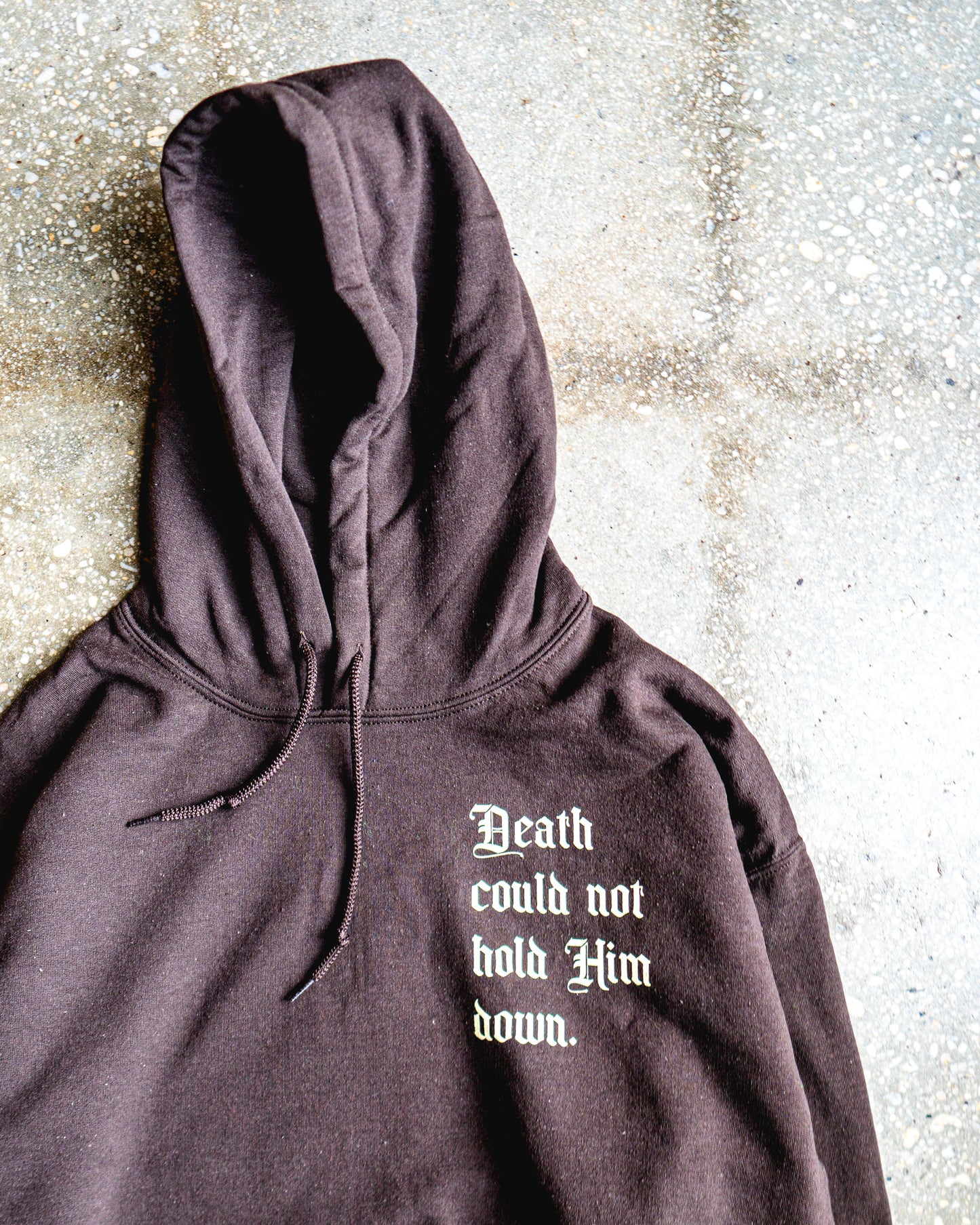 Death Could Not Hold Him Adult Box Hoodie