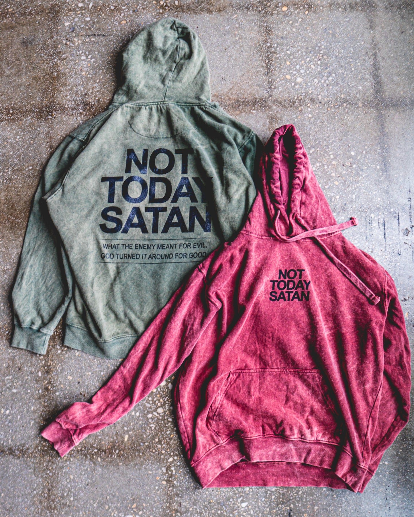 Not Today Satan Adult Box Hoodie