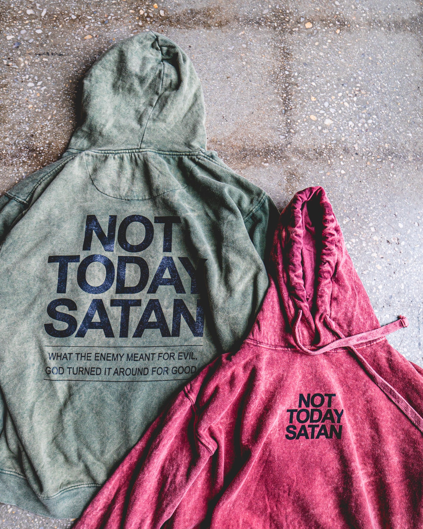 Not Today Satan Adult Box Hoodie