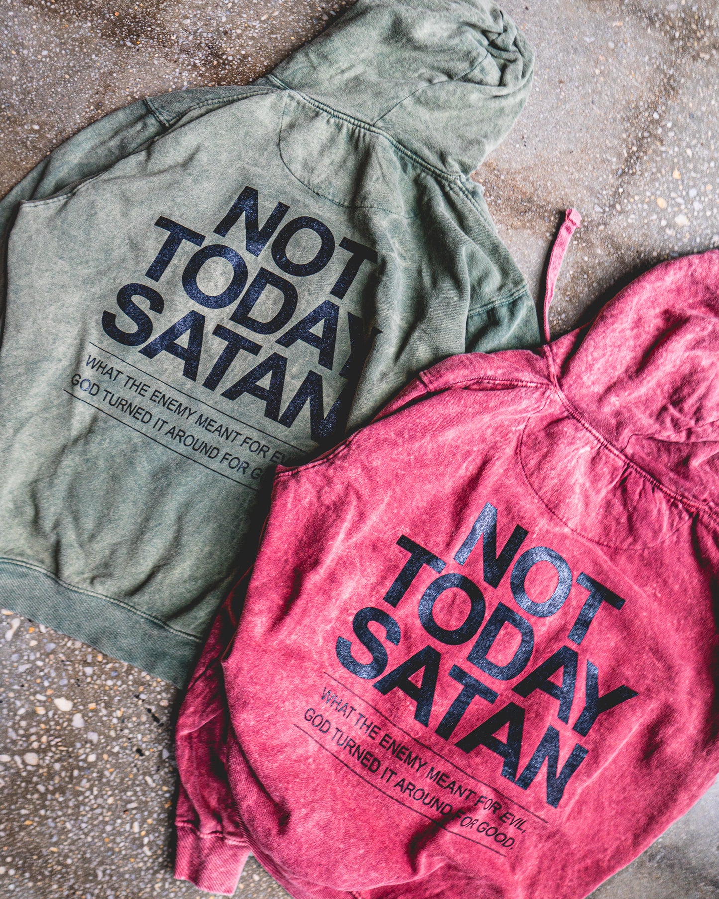 Not Today Satan Adult Box Hoodie