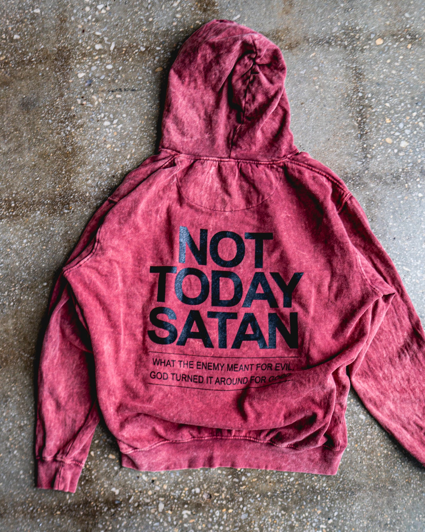 Not Today Satan Adult Box Hoodie