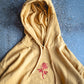 Rose Embroidered Adult Hoodie