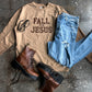 Fall For Jesus Adult Drop Shoulder Sweatshirt