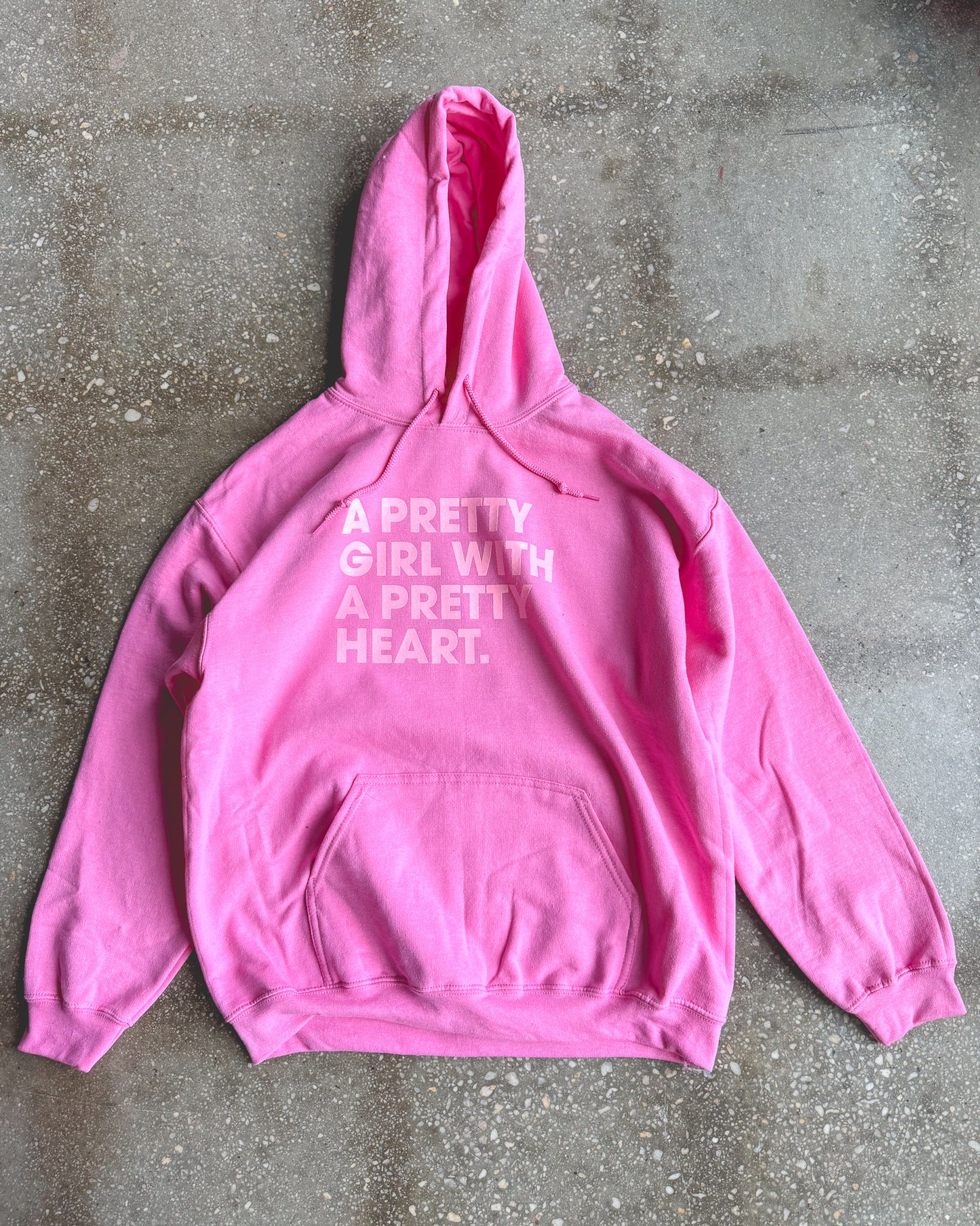 Pretty Girl With A Pretty Heart Adult Hoodie