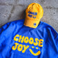 Choose Joy Adult Sweatshirt & Gold Distressed Hat Bundle