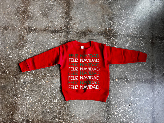 Feliz Navidad Kids Sweatshirt