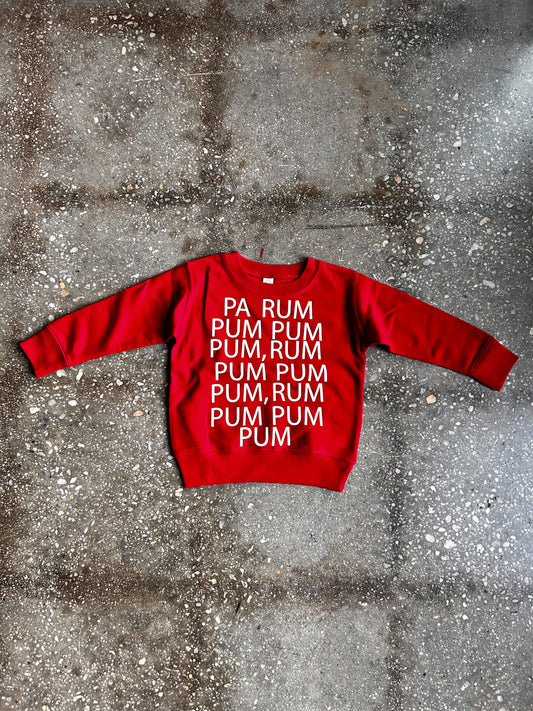 Pa Rum Pum Pum Pum Kids Sweatshirt