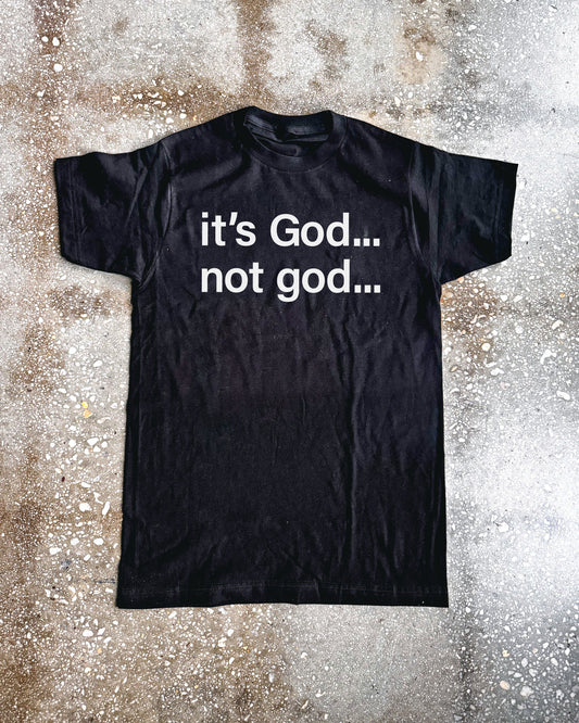 It's God... Adult Box T-Shirt