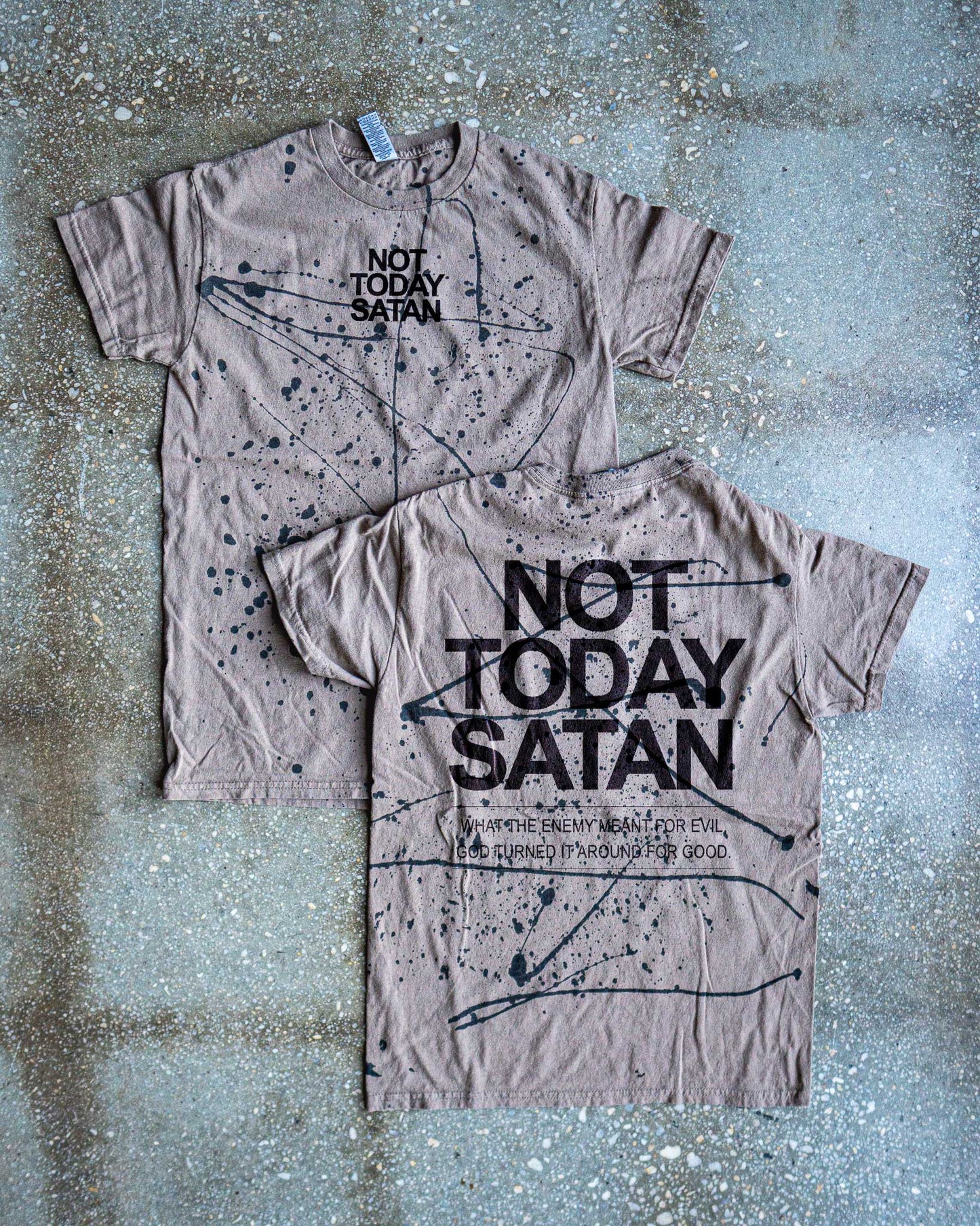 NOT TODAY SATAN (PREMIUM) Adult Box T-Shirt