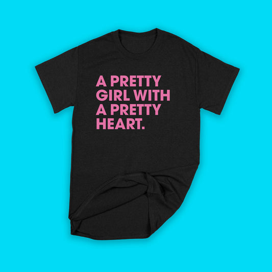 Pretty Girl, Pretty Heart Adult Box T-Shirt