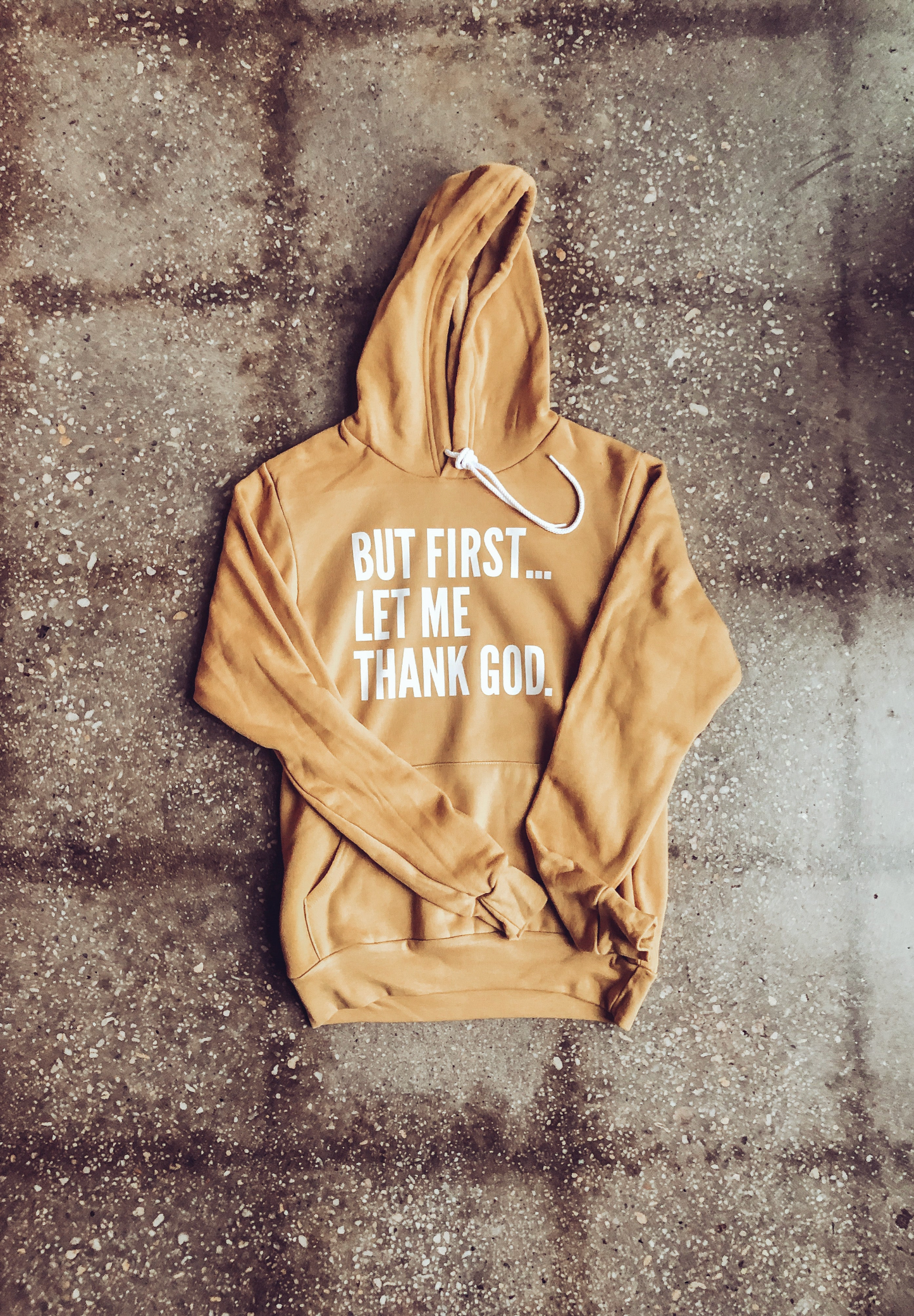 (CLEARANCE) But First... Adult  Hoodie