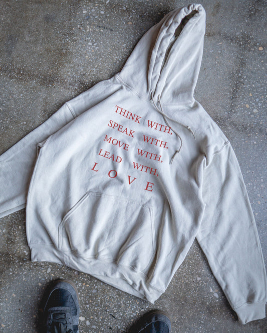 With, Love. Adult Hoodie