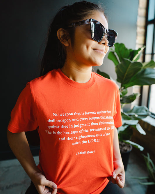 Isaiah 54:17 Adult Box T-Shirt