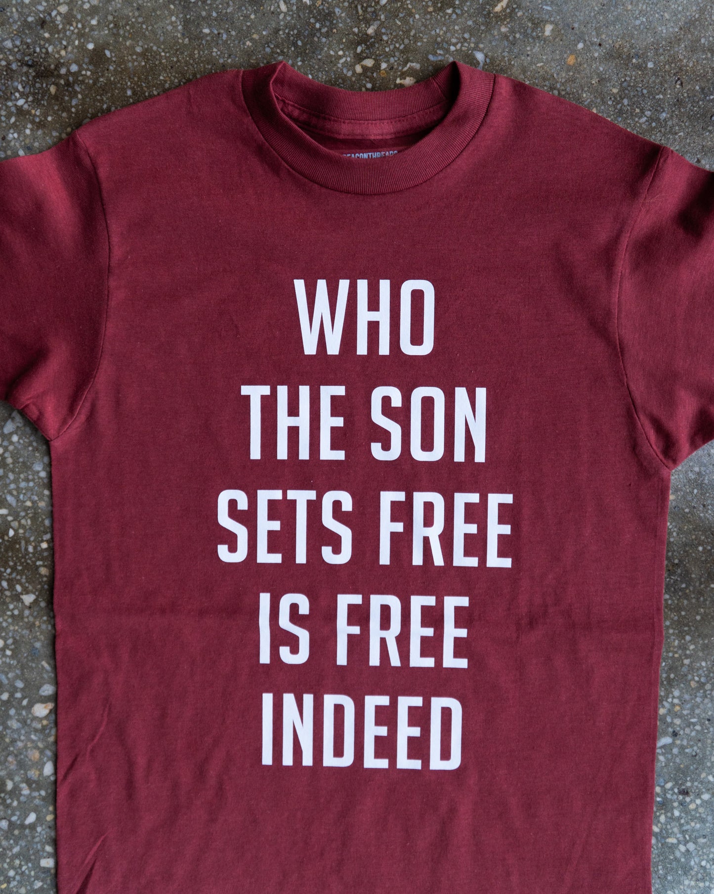 Who The Son Sets Free Adult Box T-shirt