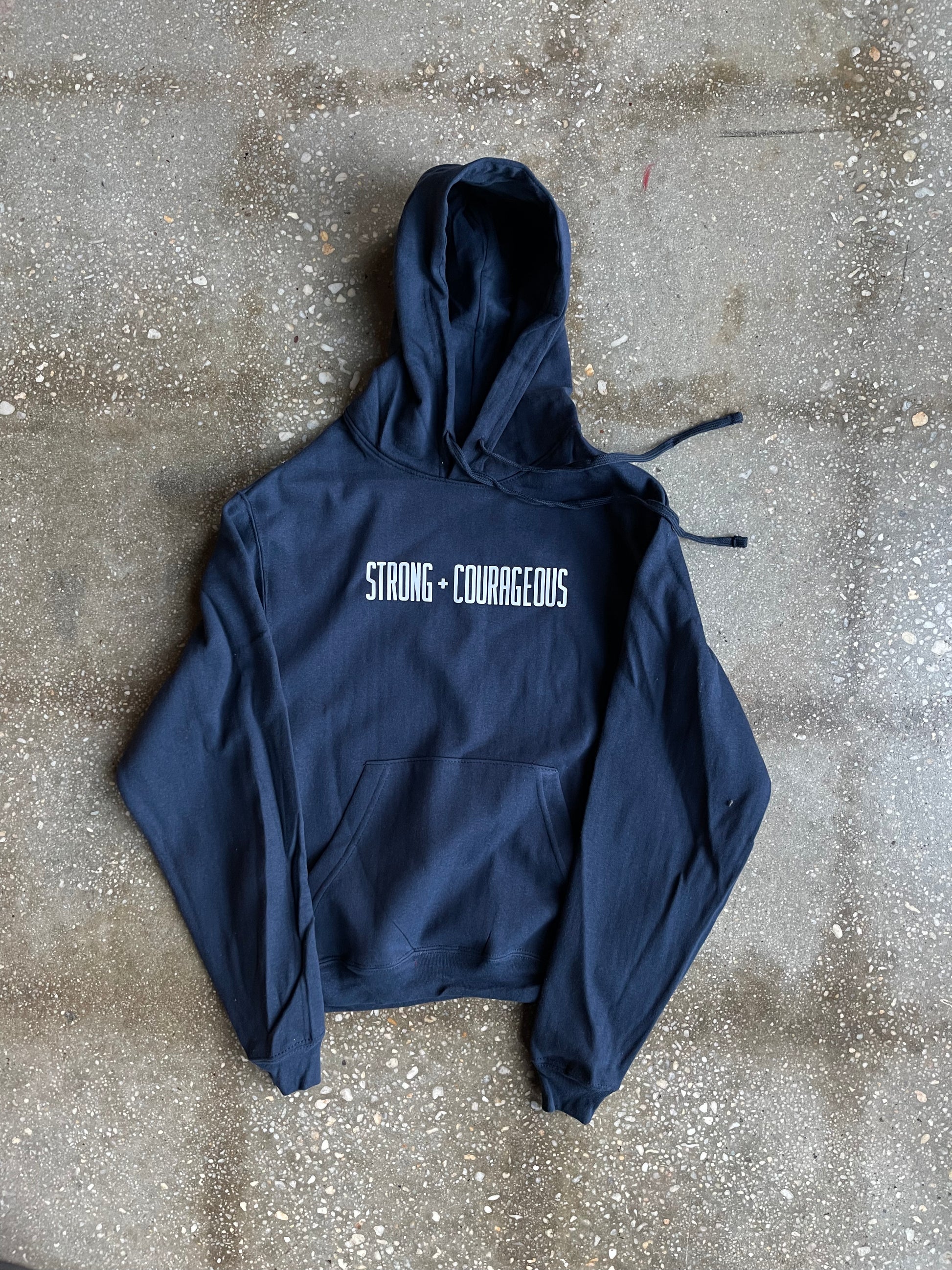 Strong + Courageous Adult Box Hoodie – Beacon Threads