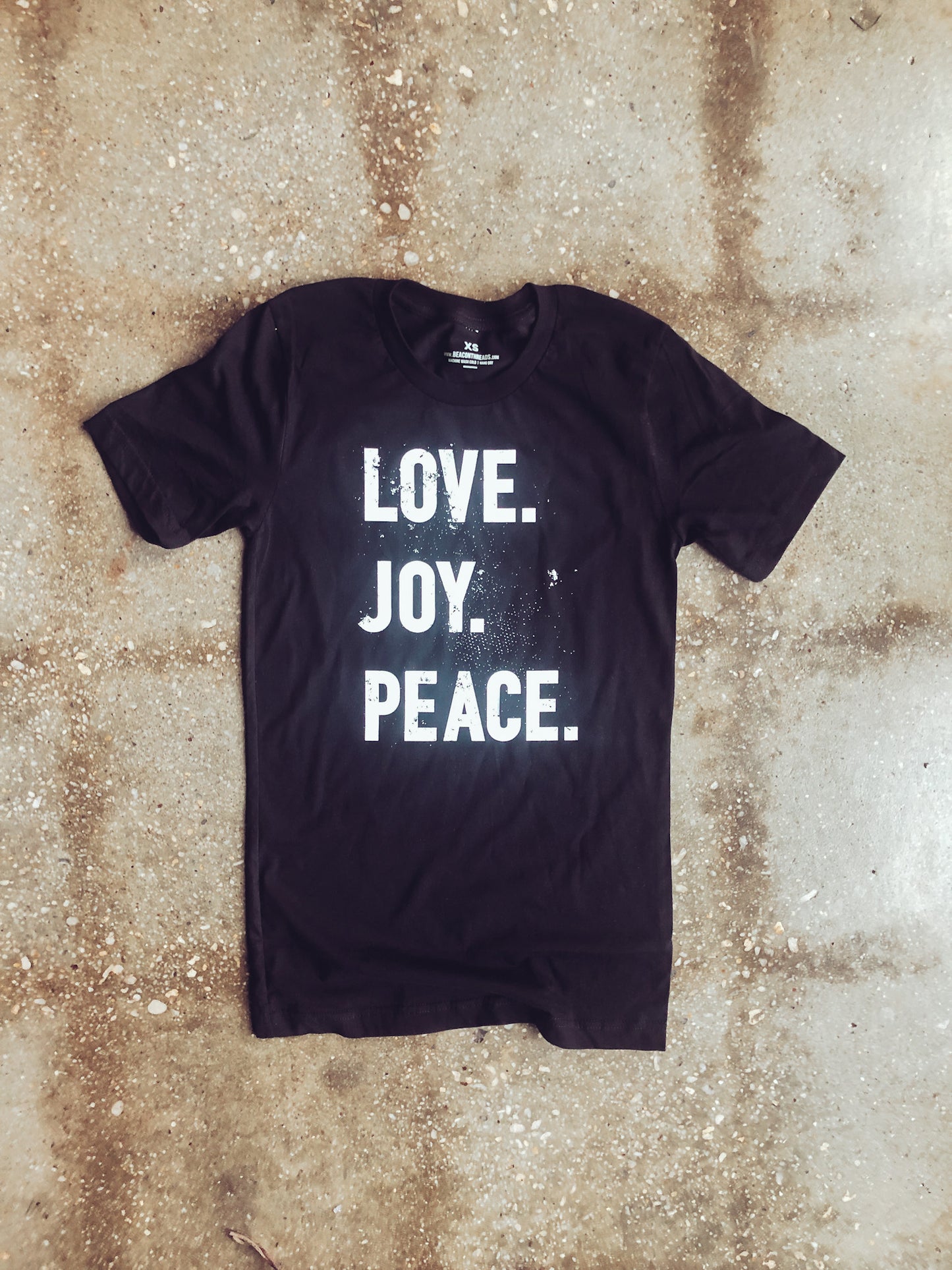 Love. Joy. Peace. Adult Box T-Shirt