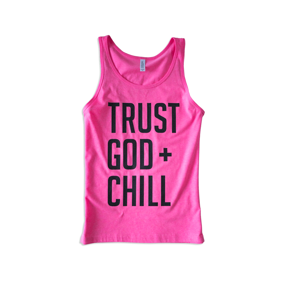 Trust God + Chill Adult Jersey Tank