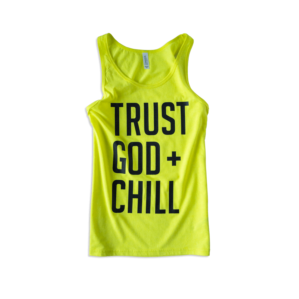 Trust God + Chill Adult Jersey Tank