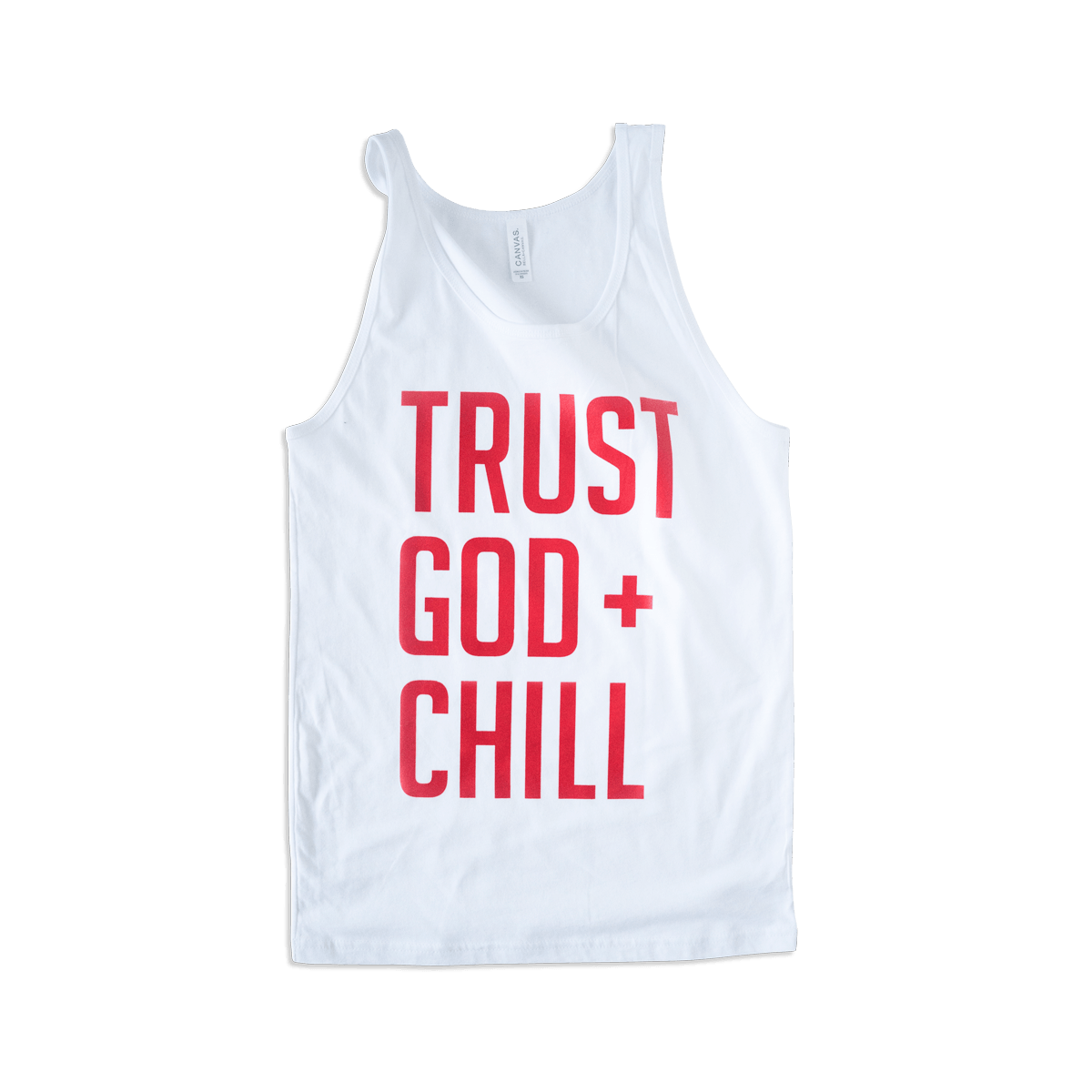 Trust God + Chill Adult Jersey Tank